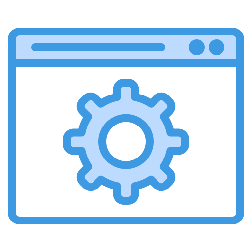 configuración del navegador Generic Blue icono