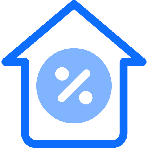 Mortgage loan Generic Blue icon