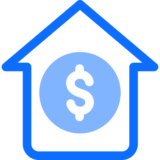 hypothekendarlehen Generic Blue icon