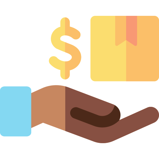 Cash on delivery Basic Rounded Flat icon