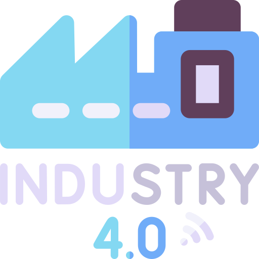 Industry 40 Basic Rounded Flat icon
