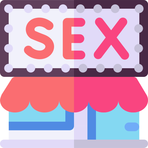 negozio di sesso Basic Rounded Flat icona