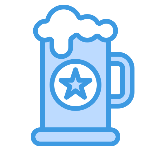 boccale di birra itim2101 Blue icona