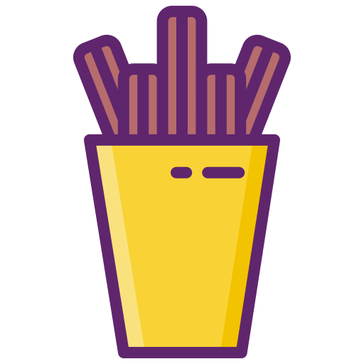 Churros Flaticons Lineal Color icon