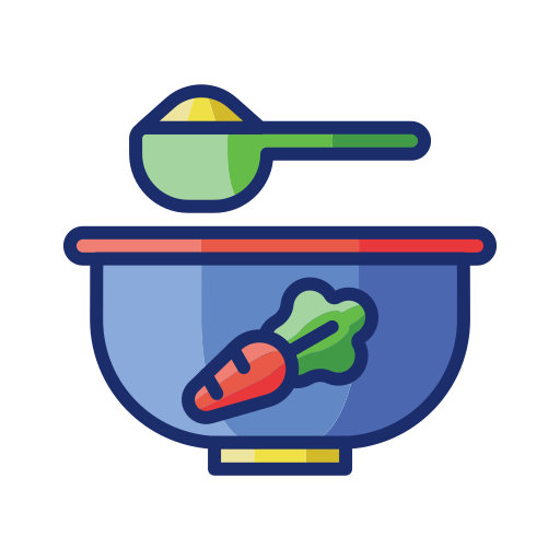 Baby food Flaticons Lineal Color icon