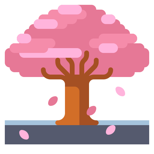 Cherry blossom Flaticons Flat icon