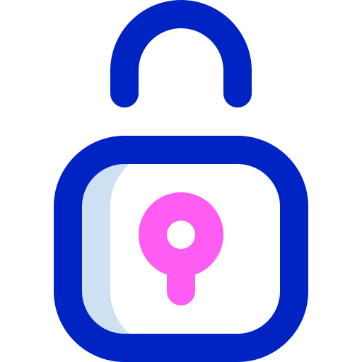 Lock Super Basic Orbit Color icon