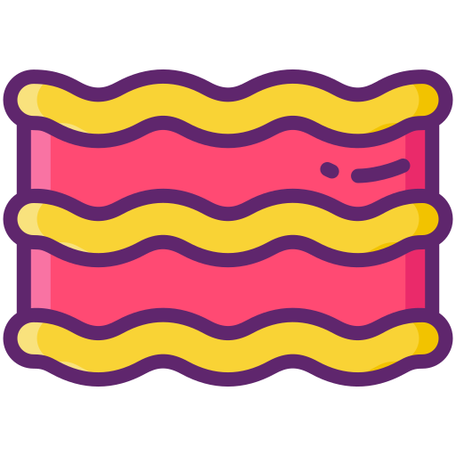 Lasagna Flaticons Lineal Color icon