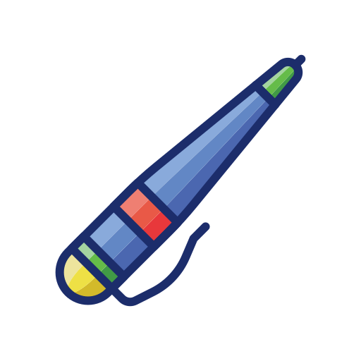 Pen Flaticons Lineal Color icon