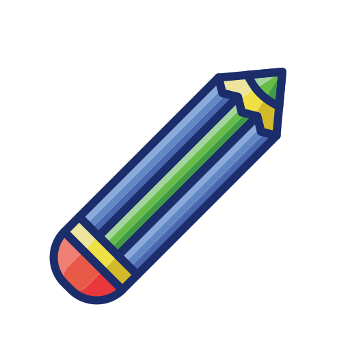 ołówek Flaticons Lineal Color ikona