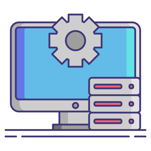 procesamiento de datos Flaticons Lineal Color icono