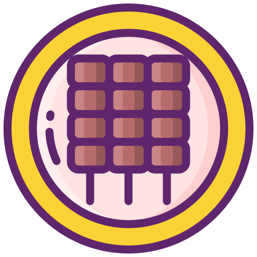 Satay Flaticons Lineal Color icon