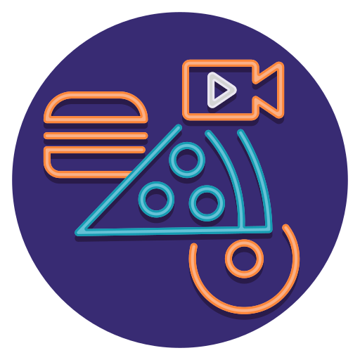 Mukbang Flaticons Flat Circular icon