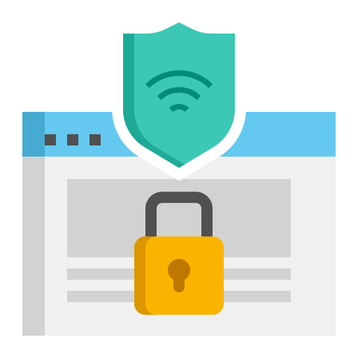 Secure web Flaticons Flat icon