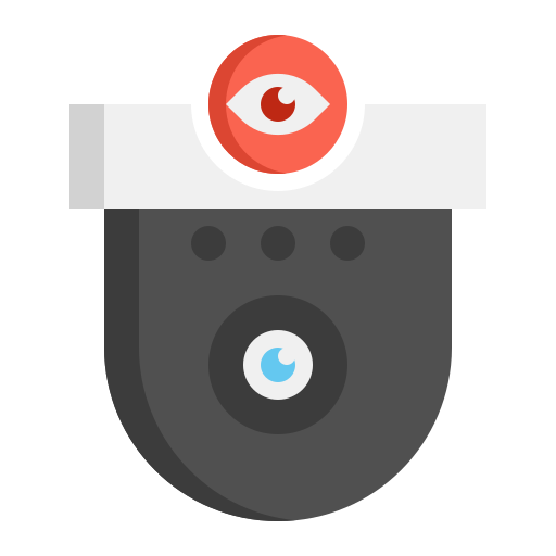 caméra de surveillance Flaticons Flat Icône