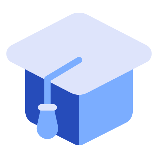 モルタルボード Generic Blue icon