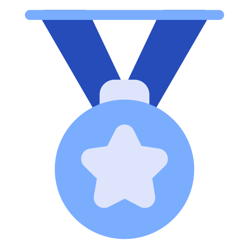 médaille Generic Blue Icône