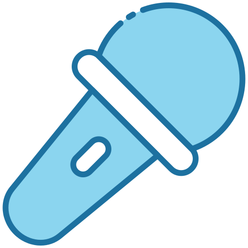 Microphone Generic Blue icon