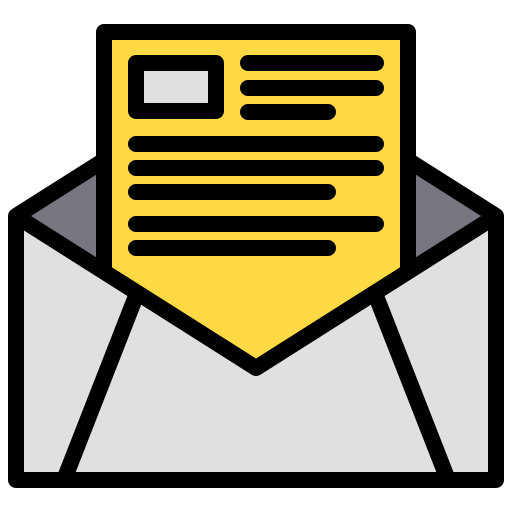 e-mail xnimrodx Lineal Color icon