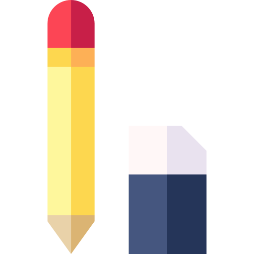 연필 Basic Straight Flat icon