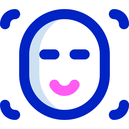 Face recognition Super Basic Orbit Color icon