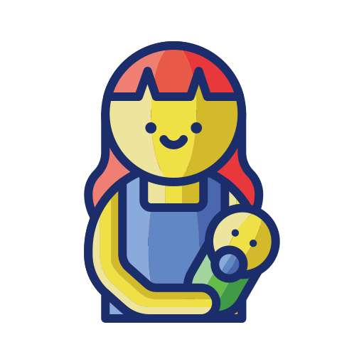 mutter Flaticons Lineal Color icon