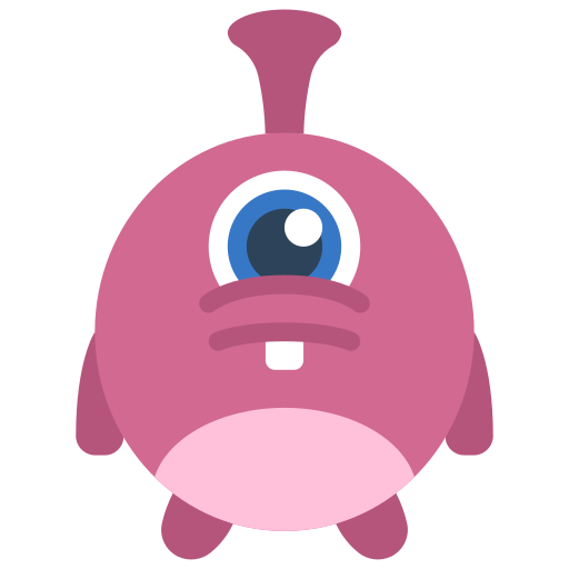 モンスター Juicy Fish Flat icon