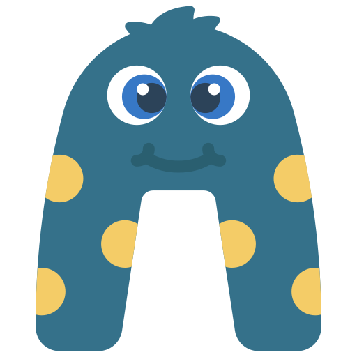 monster Juicy Fish Flat icon