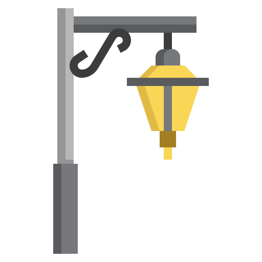 słup latarni ulicznej Surang Flat ikona