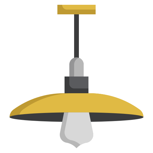 lâmpada de teto Surang Flat Ícone