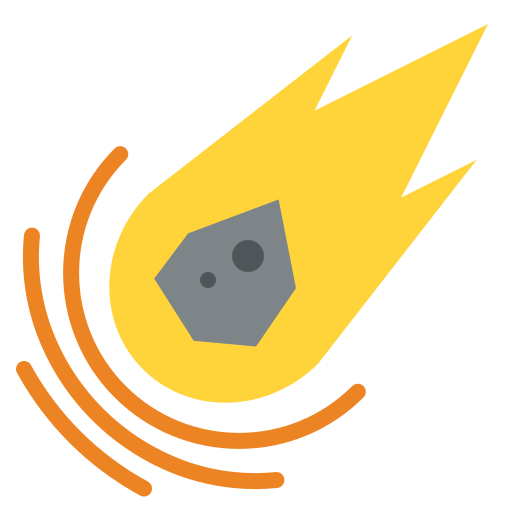 asteroide Iconixar Flat icono