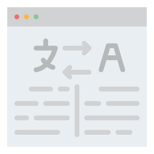 Translation Iconixar Flat icon