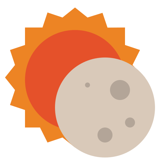 eclipse Iconixar Flat icono