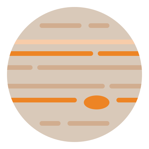 júpiter Iconixar Flat icono