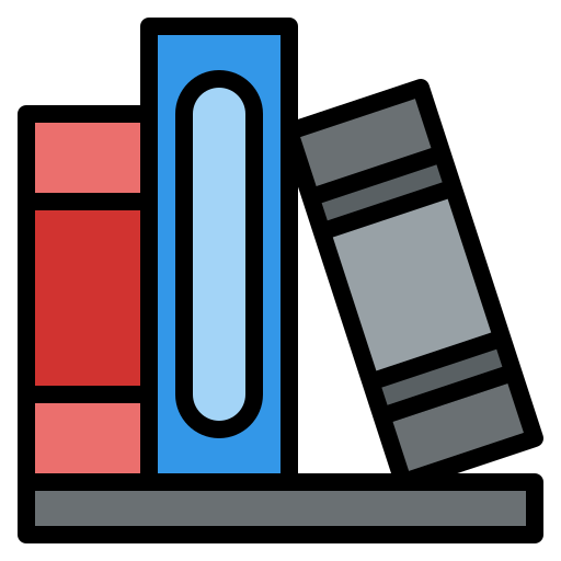 bibliothek Iconixar Lineal Color icon