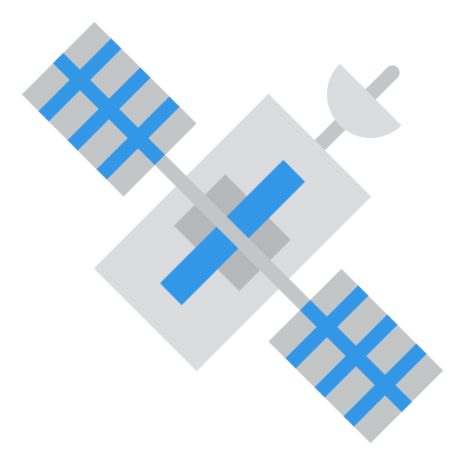 satellit Iconixar Flat icon