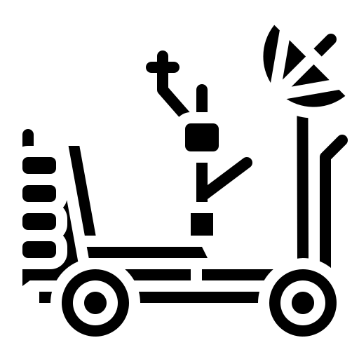 mond-roving-fahrzeug Iconixar Glyph icon