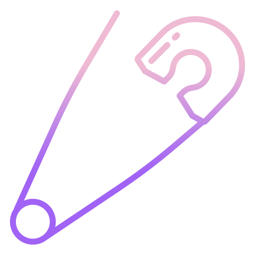 Safety pin Icongeek26 Outline Gradient icon