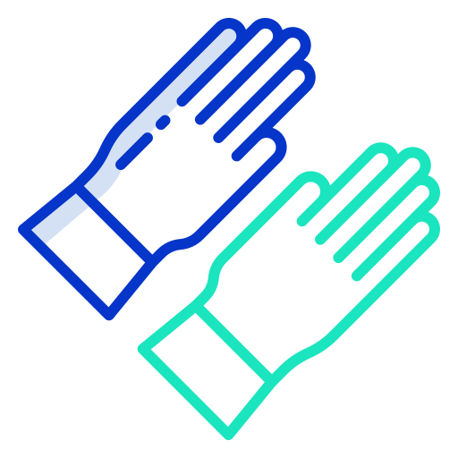Rubber gloves Icongeek26 Outline Colour icon