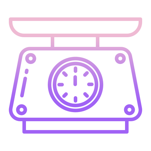 Weighing scale Icongeek26 Outline Gradient icon