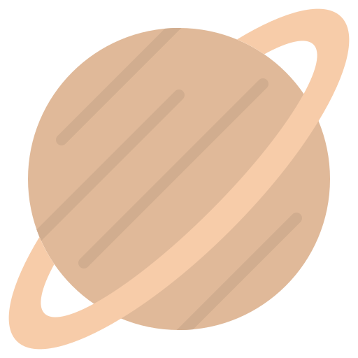 Saturn Iconixar Flat icon
