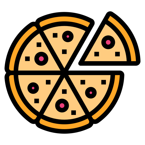 pizza Mavadee Lineal Color Icône