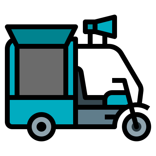 Rickshaw Mavadee Lineal Color icon