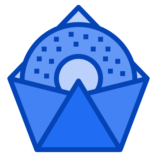 ドーナツ Generic Blue icon