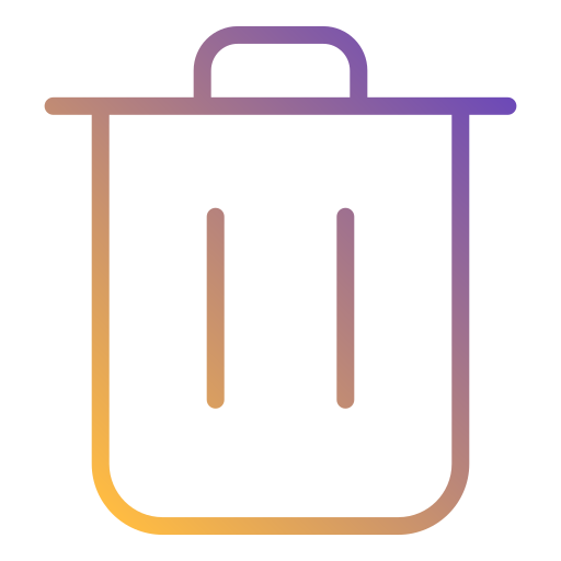 Trash can Generic Gradient icon