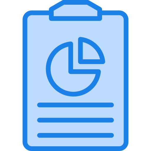 Clipboard Generic Blue icon