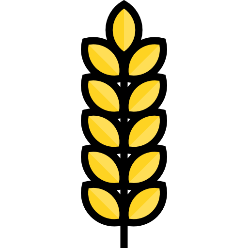 Wheat Detailed Straight Lineal color icon