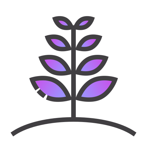 Árbol Generic Outline Gradient icono