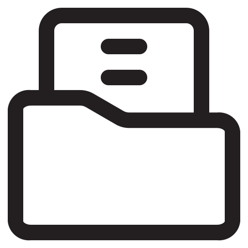 Folder Generic Basic Outline icon