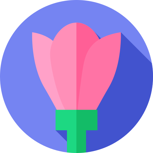 Cyclamen Flat Circular Flat icon